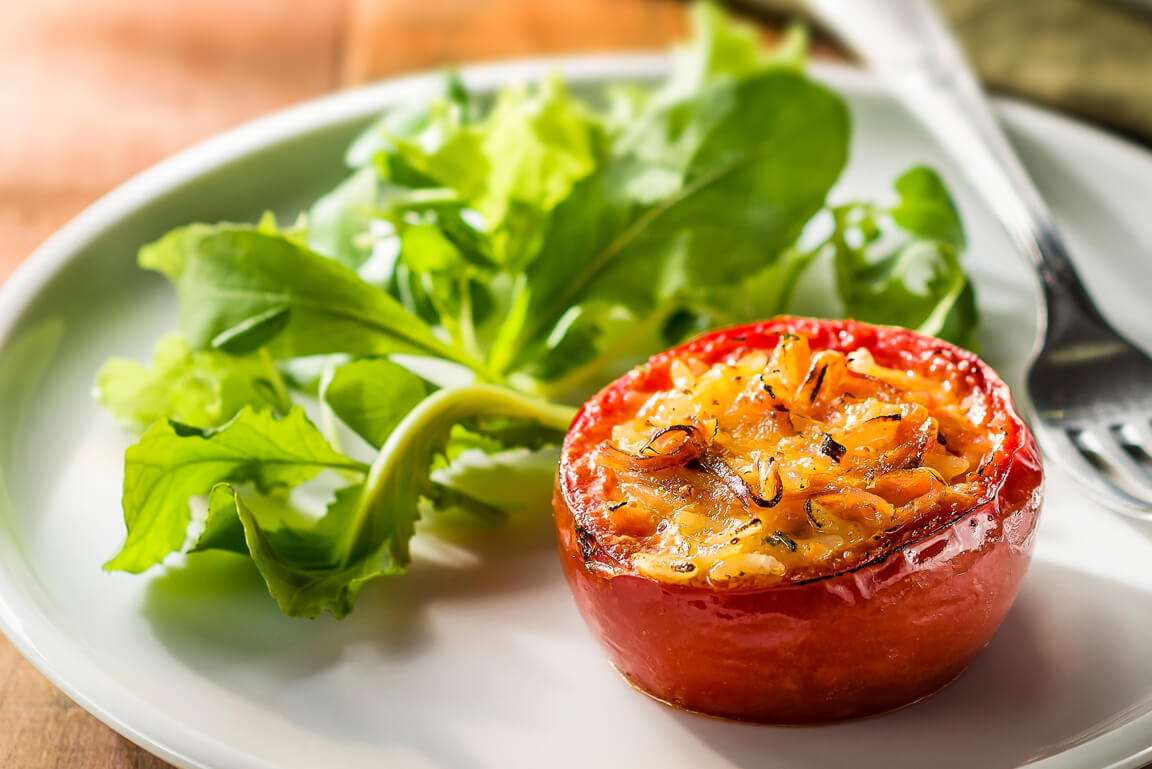 Receita com tomate fresco